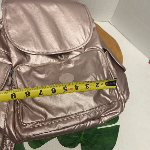 Kipling Soft Metallic Pink Mid Backpack - Picture 6 of 10